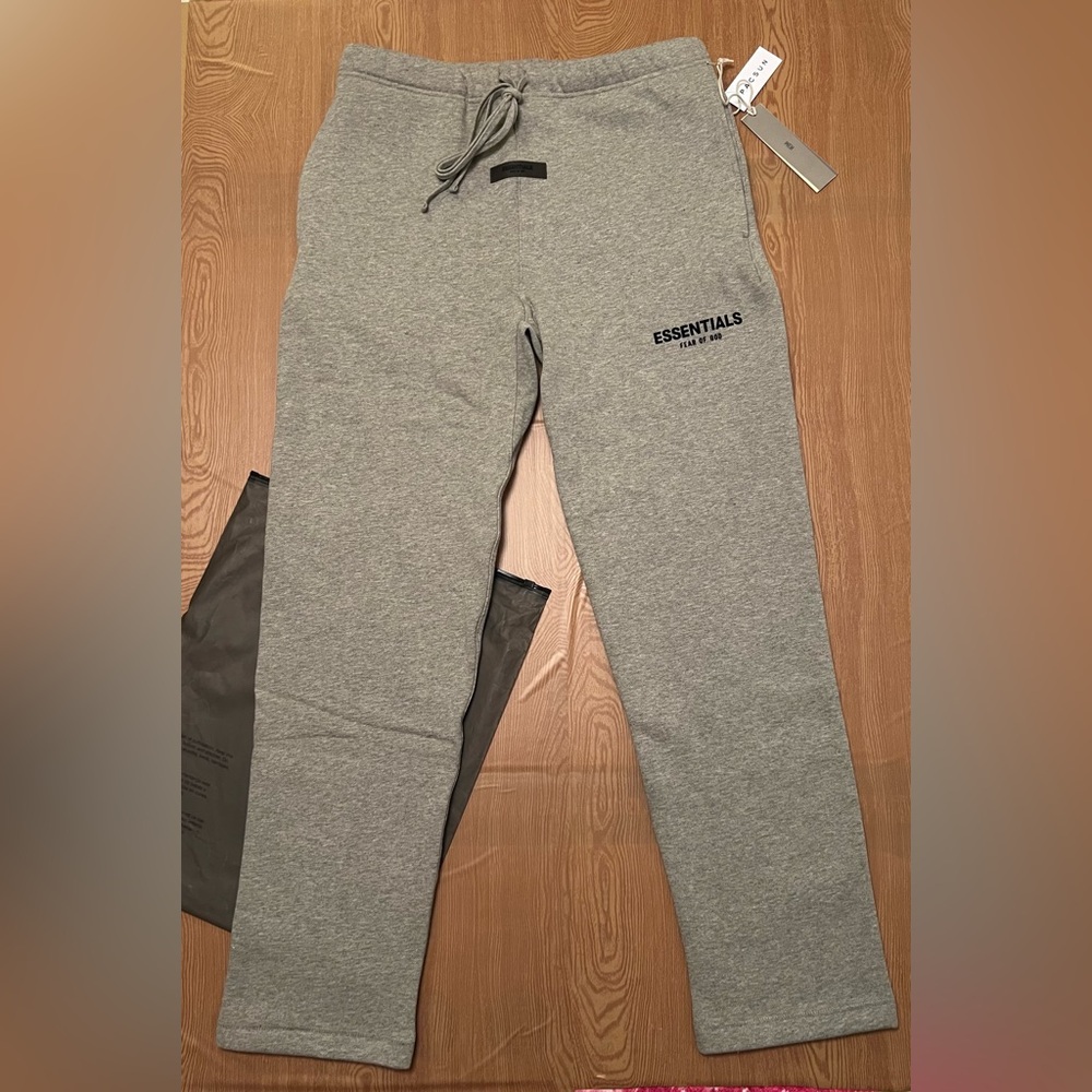 Essentials dark oatmeal sweatpants